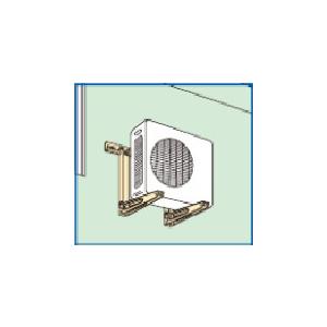 クーラーキャッチャー　エアコン据付部品　日晴金属　C-KU2-SUS型　未使用品 Amazon | 日晴金属 クーラーキヤッチャー 壁面用 使用荷重80kg