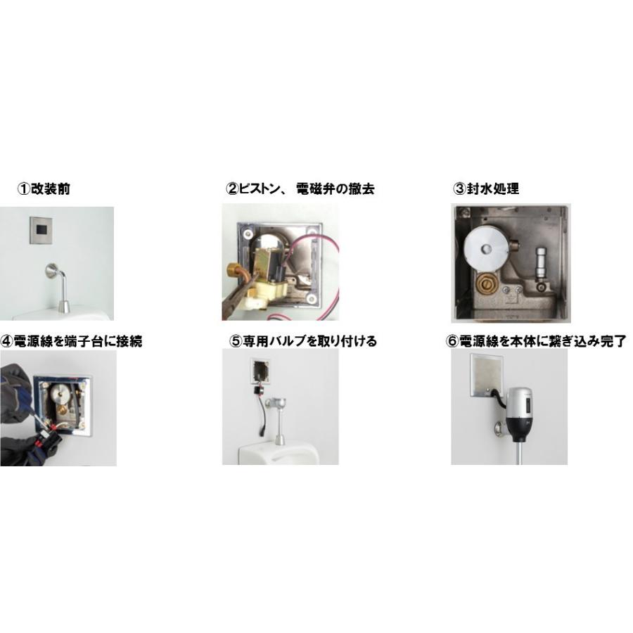 FM6TW2-S　TOTO　TEA95L，96L用　電池タイプ　ミナミサワFlush Manリカバリー１　壁埋め込み式センサー改装用　_4