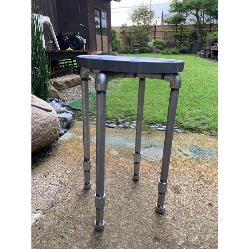 ガス管のDIYキット スツール脚 配管を使ったインダストリアル