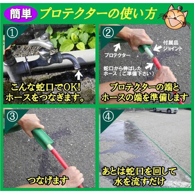 家庭用 両穴 5m KUP-05W 融雪プロテクター・消雪ホース 大研化成 夏の