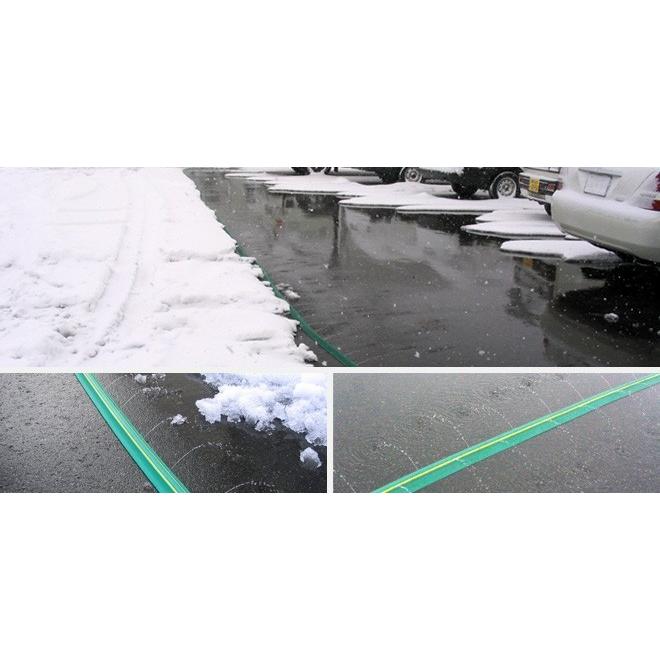 家庭用 両穴 5m KUP-05W 融雪プロテクター・消雪ホース 大研化成 夏の