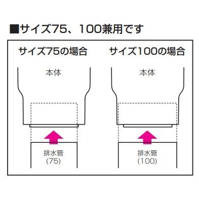 VVD-75100 未来工業 通気スイスイ 接着タイプ 大型 75、100サイズ用の