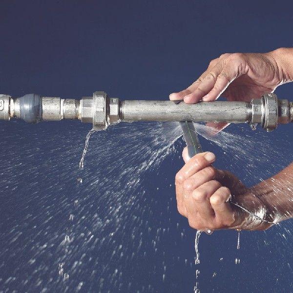 ユニテック 配管補修テープ アーロンテープ・グレー SRG38 巾38×6m　水圧のかかった配管の水漏れ補修に