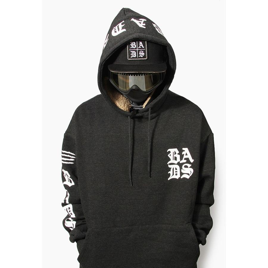 ダボ感 BADS バダス Armfull Hood Charcoal チャコール ビッグ