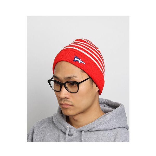 メール便可 / カナダ IFOUND アイファウンド Navigator Beanie レッド/ブルー スノーボード スキー ビーニー ニットキャップ｜yorozwagon｜05