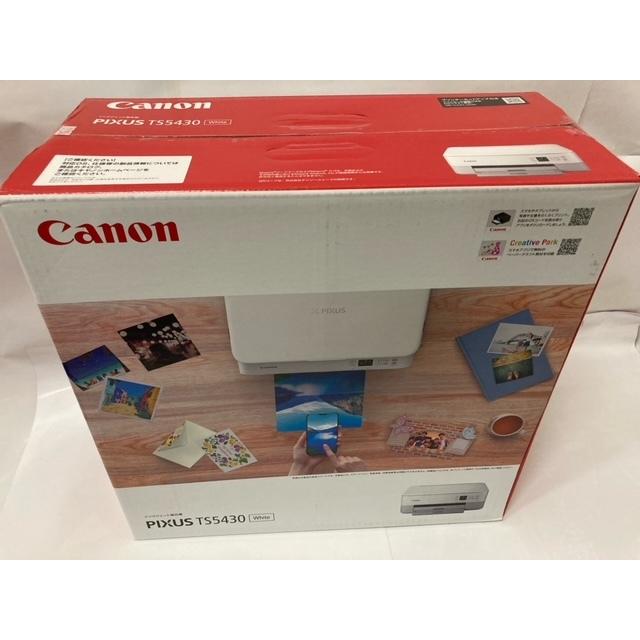 即納 在庫僅少 キヤノン PIXUS TS5430 WH 複合機 インクジェット プリンター CANON ピクサス 5430 ホワイト 4549292198225 2WAY給紙｜yosabei｜02