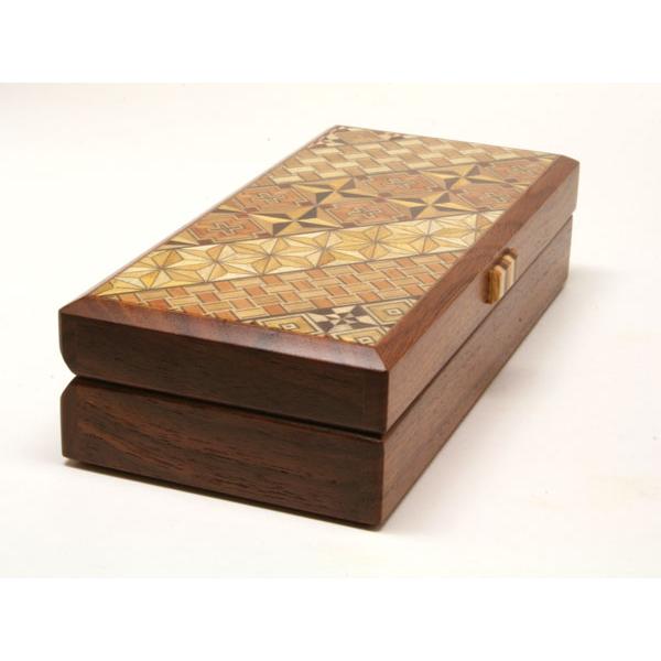 寄木メガネケース