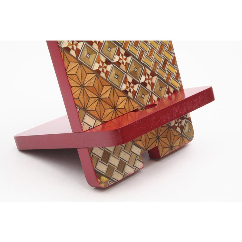 寄木細工スマホスタンド　赤 | ブランド登録なし | 07