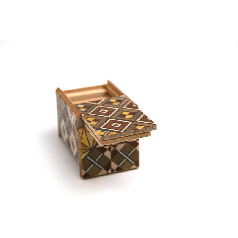 寄木細工 豆秘密箱 4回仕掛け 小寄木 : 箱根寄木細工 - 通販 - Yahoo