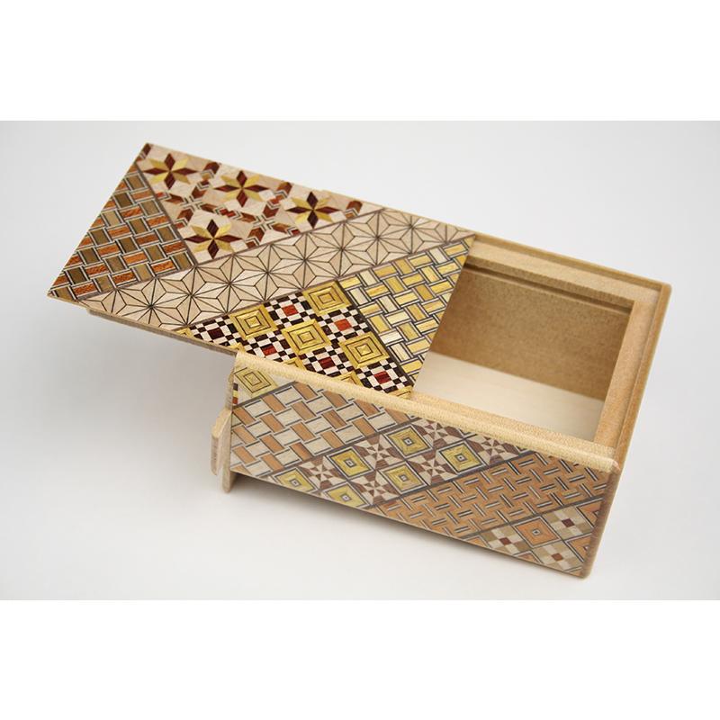 寄木細工 秘密箱（からくり箱）7回仕掛け : 箱根寄木細工