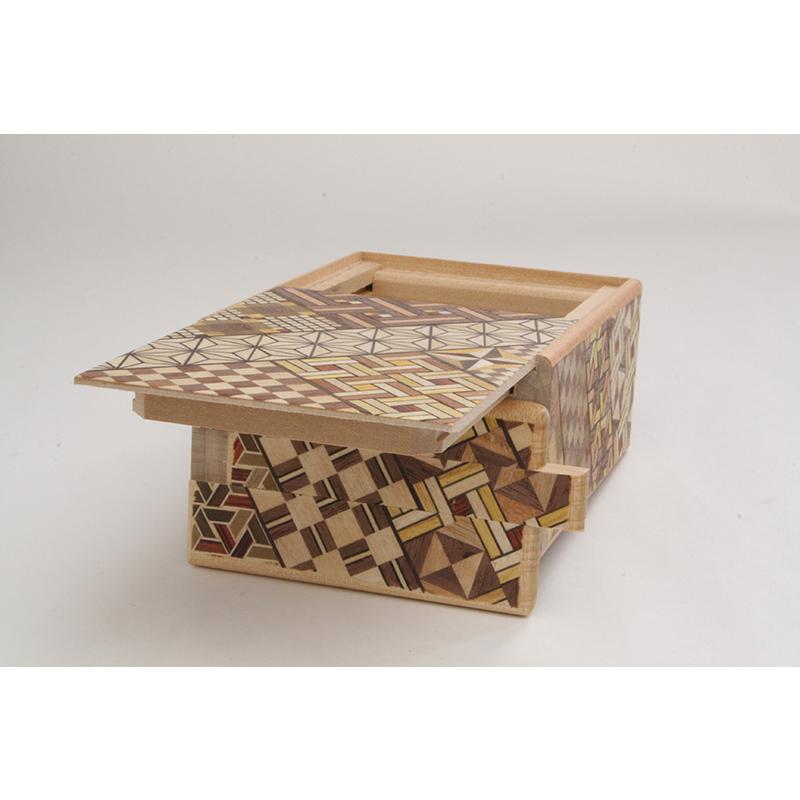 寄木細工 秘密箱（からくり箱）7回仕掛け : 箱根寄木細工 - 通販