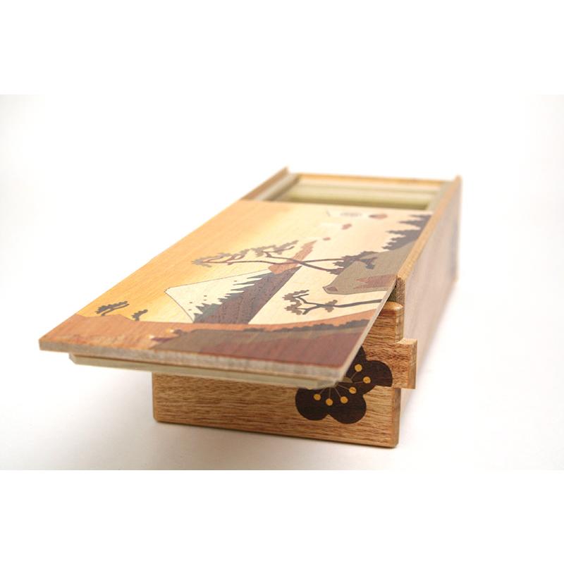 寄木細工 秘密箱7回仕掛け 二百万型 由比 : 箱根寄木細工 - 通販