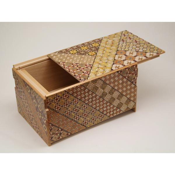 【未使用】箱根寄木細工　引き出し(小) 秘密箱14回仕掛け 二重底 小寄木 : 箱根寄木細工 - 通販 - Yahoo