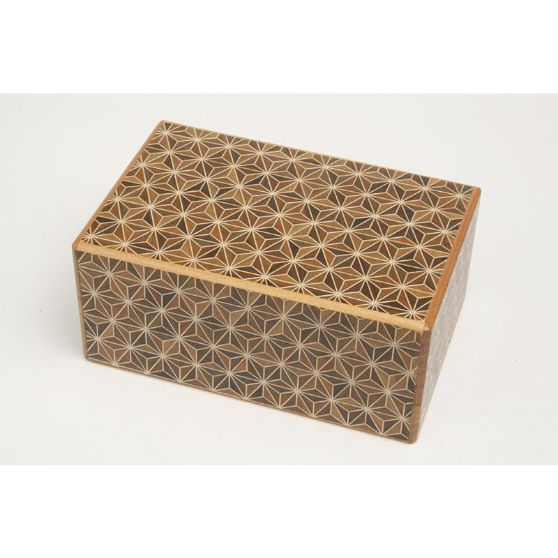 箱根寄木細工 収納箱 内箱付き 寄木細工 秘密箱21＋1回仕掛け 黒麻 : 箱根寄木細工 - 通販 - Yahoo