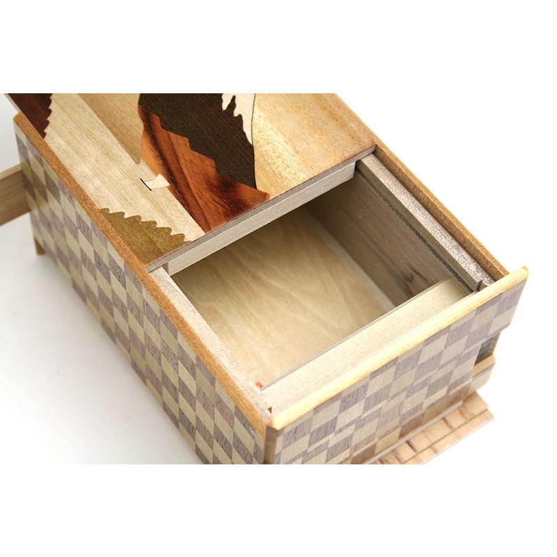 寄木細工 秘密箱5寸21回仕掛け 舞妓 : 箱根寄木細工 - 通販 - Yahoo