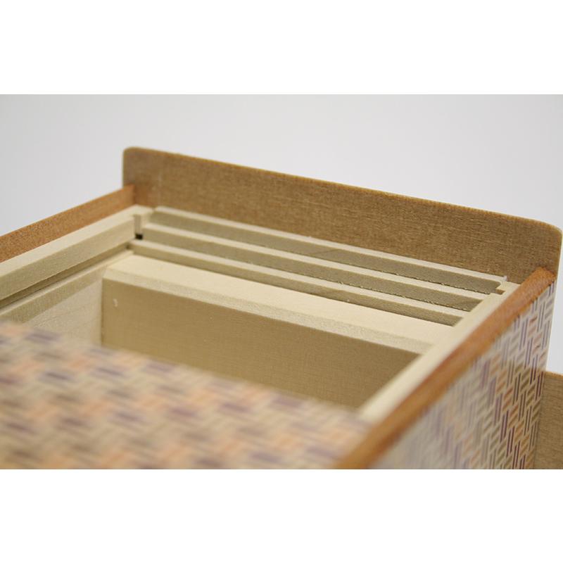 秘密箱21＋1回仕掛け 5寸 二崩し : 箱根寄木細工 - 通販 - Yahoo