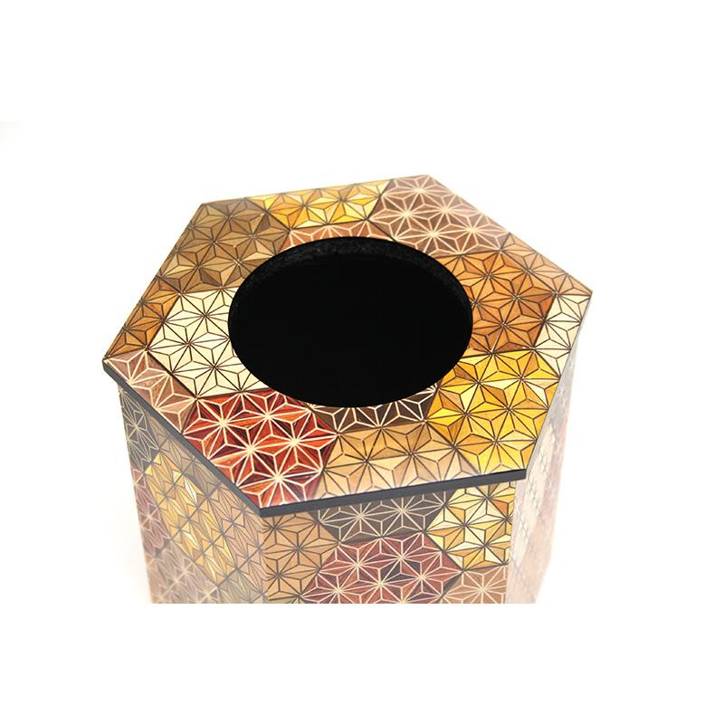 寄木六角くず入れ 亀甲 : 箱根寄木細工 - 通販 - Yahoo!ショッピング