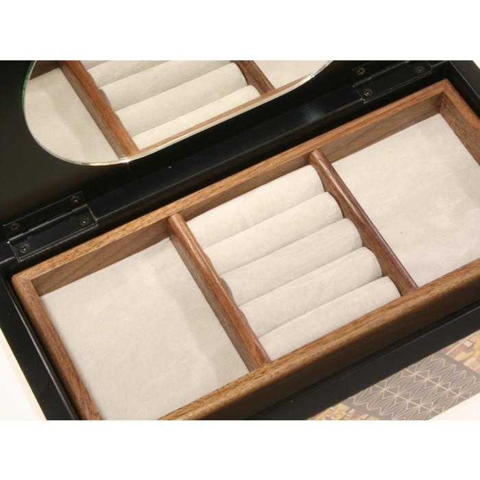 寄木8寸2段宝石箱 小寄木 : 箱根寄木細工 - 通販 - Yahoo!ショッピング