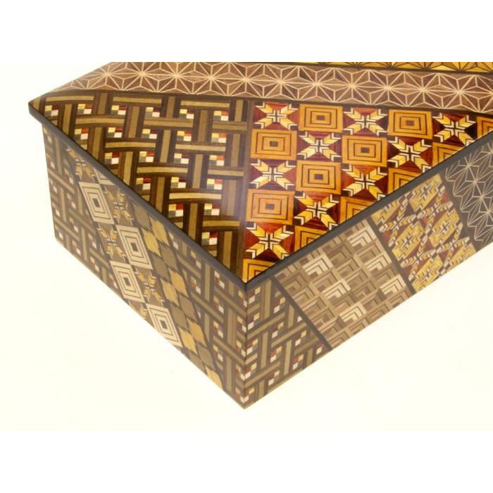 寄木8寸2段宝石箱 小寄木 : 箱根寄木細工 - 通販 - Yahoo!ショッピング