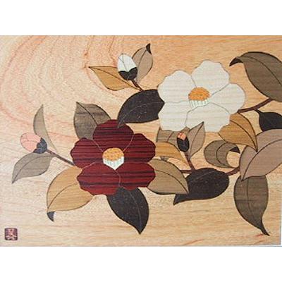 木象嵌 椿 : 箱根寄木細工 - 通販 - Yahoo!ショッピング