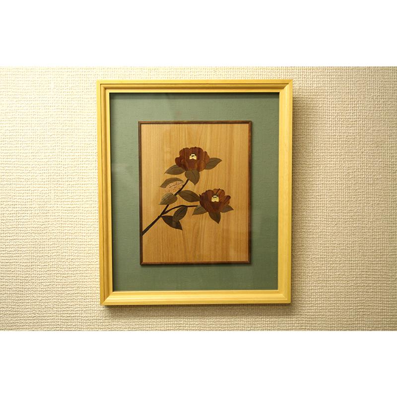 木象嵌 椿 : 箱根寄木細工 - 通販 - Yahoo!ショッピング