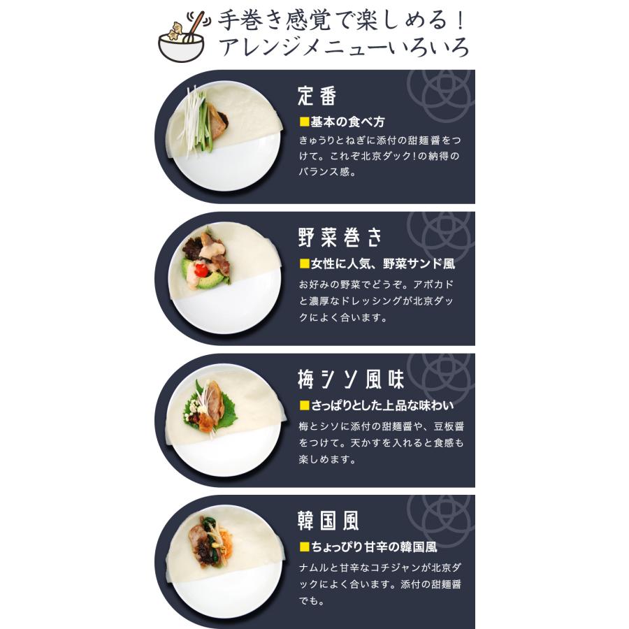 北京ダック風セット（3〜4人分）×3パック 送料無料「まとめ買いでお得