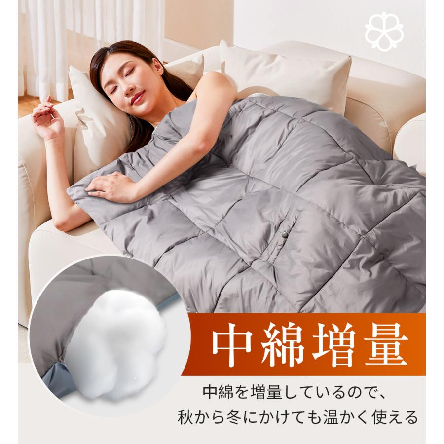 電気毛布 フランネル 掛け敷き ひざ掛け 洗える 10秒速暖 3段階温度 