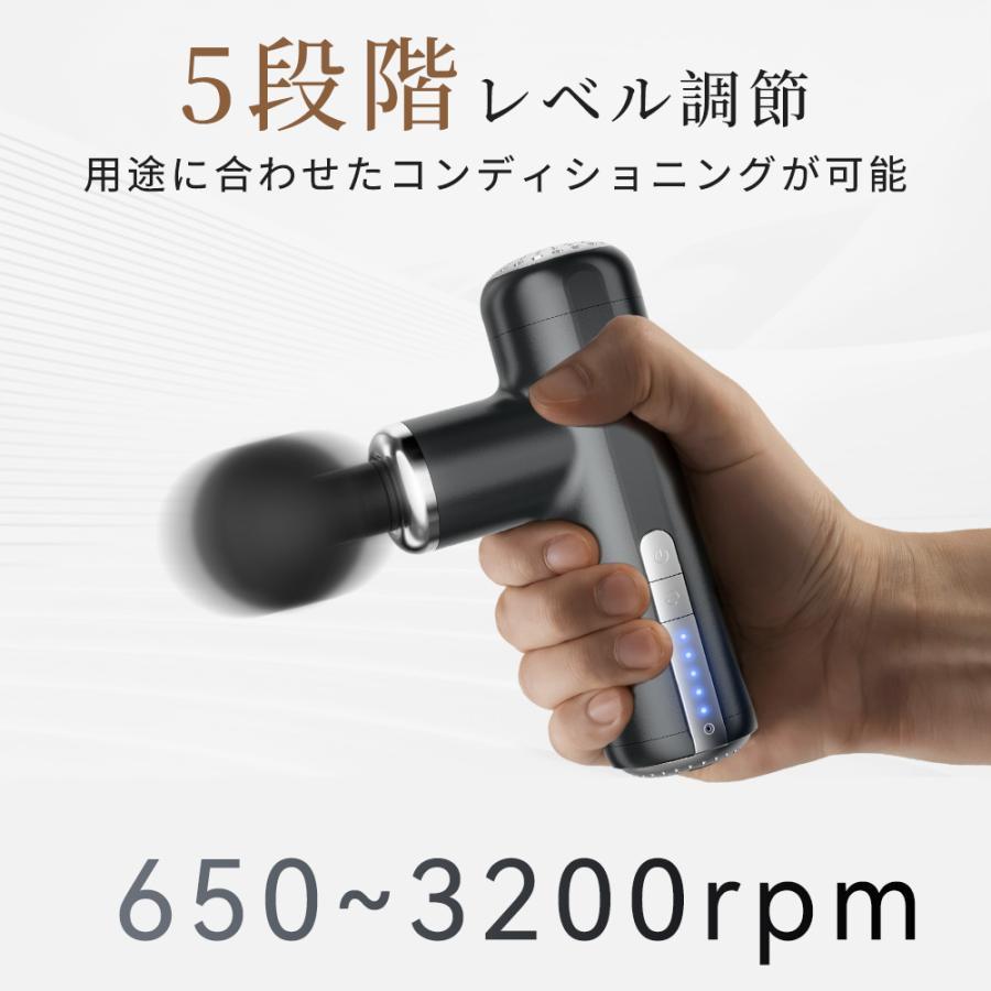 爆買WEEK」マッサージガン 筋膜リリース ガン マッサージ機 3200rpm 5