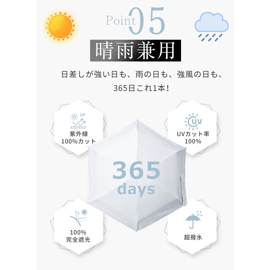 「2026 進化版」日傘 超小型 完全遮光 折りたたみ 超軽量 UVカット 遮熱 6本骨 熱中症対策 紫外線遮断 日焼け 解消 梅雨 耐風撥水 晴雨兼用 丈夫 | ブランド登録なし | 11