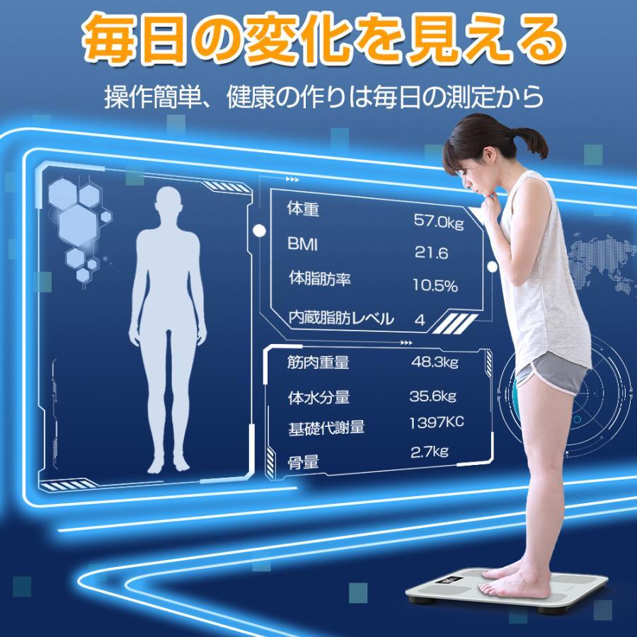 体重計 Bluetooth 体組成計 スマホ連動 体脂肪計 LCD 高精度 体 体重計 Bluetooth 体組成計 スマホ連動 体脂肪計 LCD 高精度 体