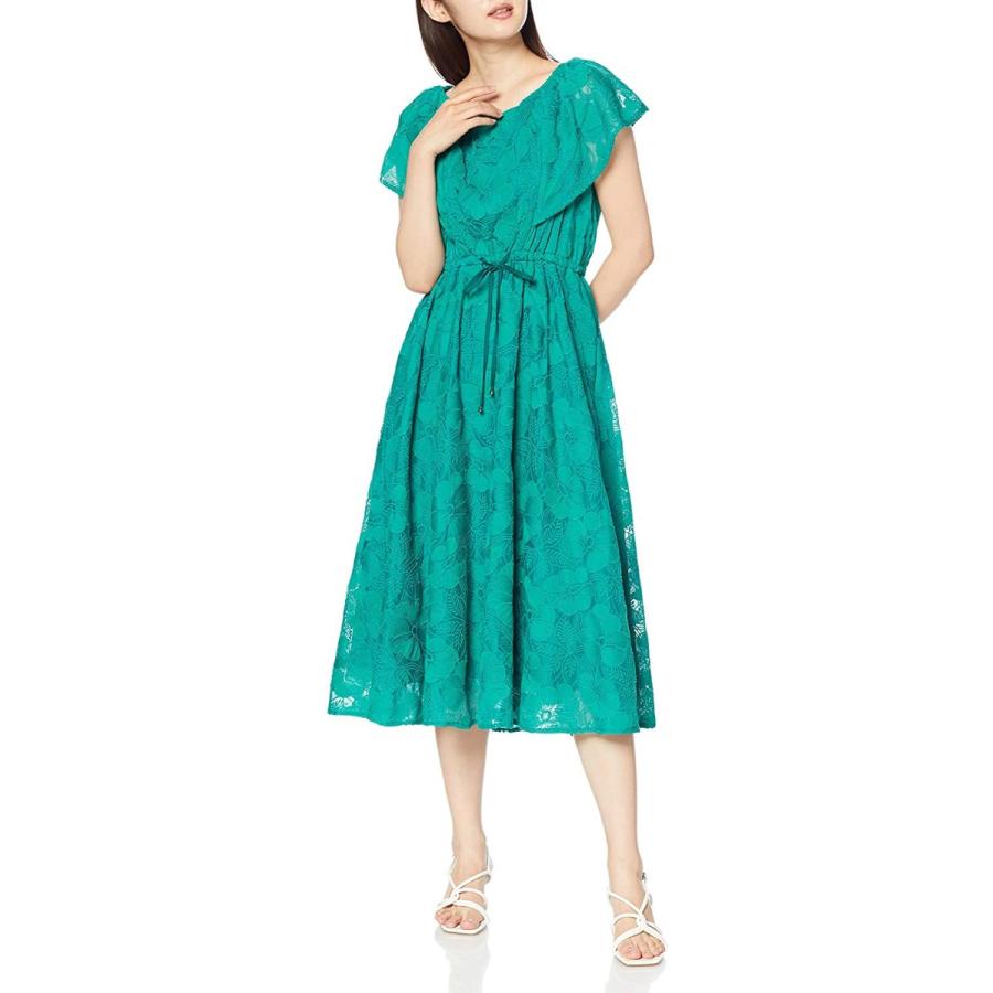 売り尽 シュープリーム ララ ロングワンピース シシュウシフォンフリルワンピース レディース グリーン 日本 M 日本サイズs M相当 並行輸入品 クリアランスバーゲン Skylanceronline Com