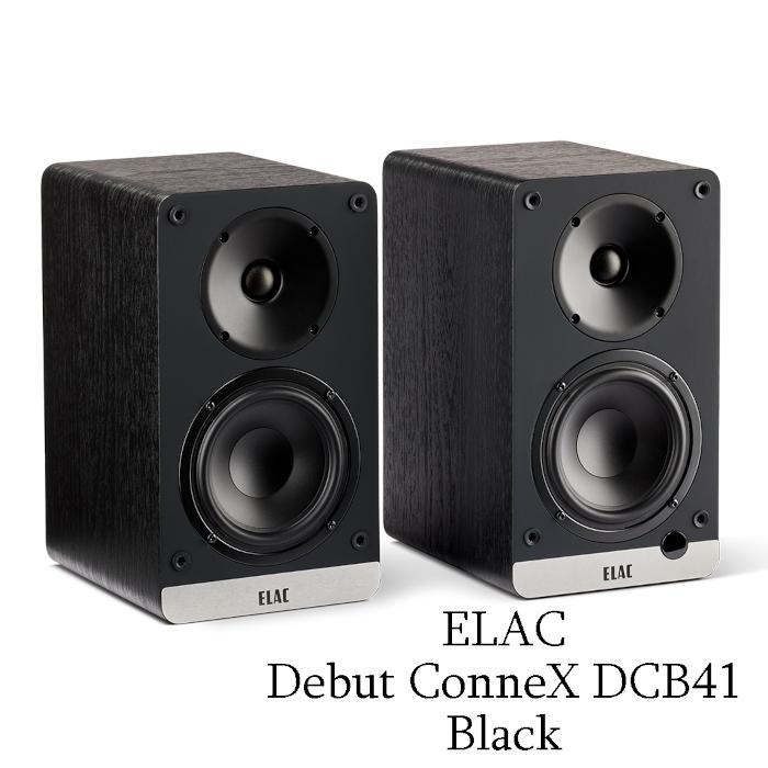 【美品・元箱あり】ELAC Debut ConneX DCB41 (ブラック) ELAC（エラック） ELAC Debut ConneX DCB41 ブラック ペア DAC内臓