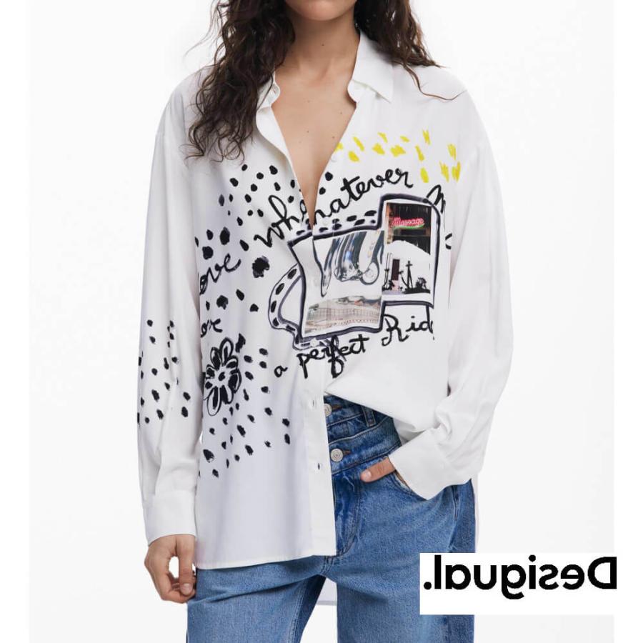 Desigual（デシグアル） セール30%off シャツ レディース ホワイト