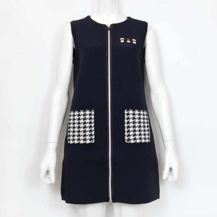 セール30%off トップス ベスト ロングベスト レディース ブラック 