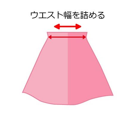 リフォーム 衣類関連 お直し スカート ウエスト直し 洋服お直し 洋服リフォーム ウエスト詰め ウエストを細く ウエストを小さく サイズ直し サイズを小さく Onaoshi Sktume4 ヨシダファッションギャラリー 通販 Yahoo ショッピング