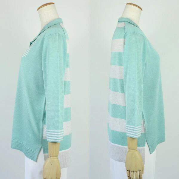 ピッコーネ スタジオピッコーネ ピッコーネスタジオ ぴっこーね Picone ニット セーター レディース ネイビー グリーン 38 9号 40 11号 ヨシダファッション P0511 ヨシダファッションギャラリー 通販 Yahoo ショッピング