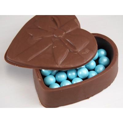 CK チョコレート型 BOX ハートリボン チョコ モールド 耐熱65℃ : 製菓