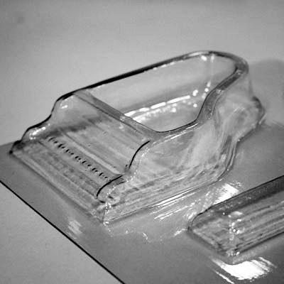 CK チョコレート型 立体3D グランド ピアノ チョコ モールド 耐熱65