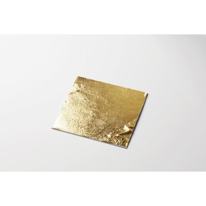 金の舞 金箔 10.9cm 角 10枚入 食用金箔 トッピング : 製菓材料・厨房