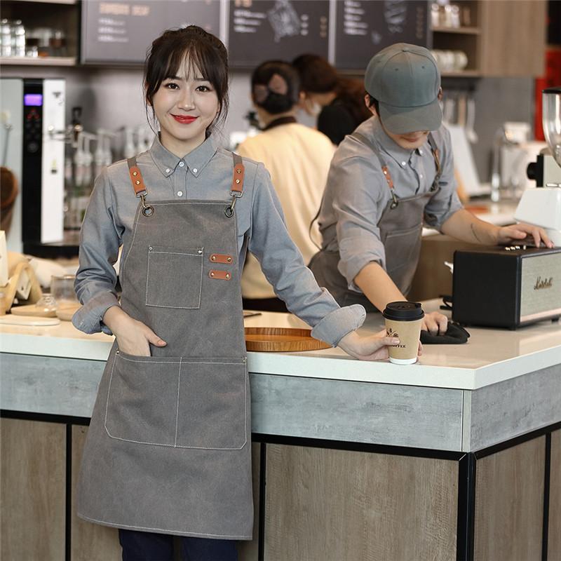 エプロン おしゃれ デニム 人気 レディース メンズ 兼用 職人 多機能キャンプ エプロン レディース メンズ デニム 無地 ワークエプロン 前掛け