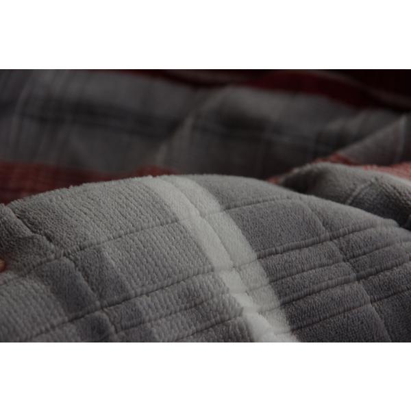 魅力的な こたつ布団 長方形 約190 240cm ブルー ストライプ柄 カジュアル こたつ布団セット