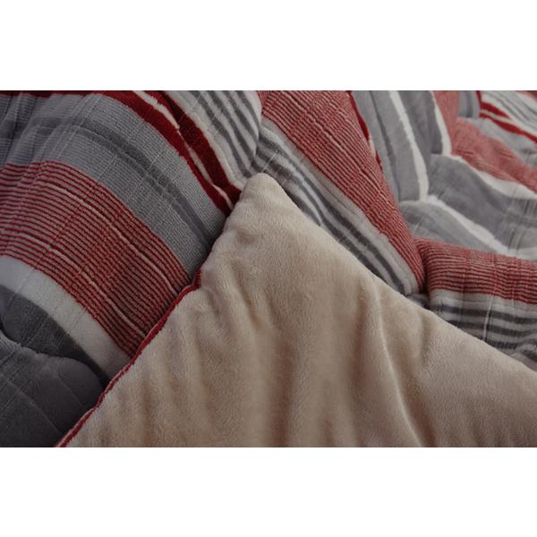 魅力的な こたつ布団 長方形 約190 240cm ブルー ストライプ柄 カジュアル こたつ布団セット