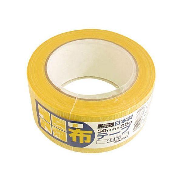 【2021年製 新品】 黄 カラー 布テープ オカモト (まとめ) OD-001-Y 〔×30セット〕 1巻 その他梱包用テープ
