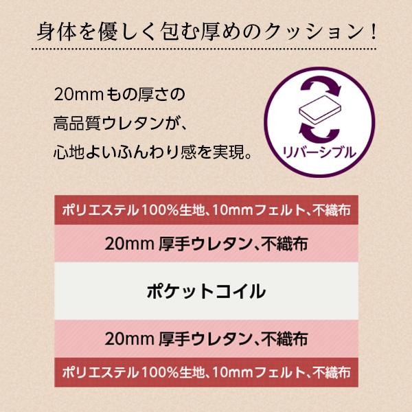 ポケットコイルスプリングマットレス【-Robilia-ロビリア】（シングル用）※ロール梱包でラクラク搬入可能！※　〔代引き不可〕 【パイプ】