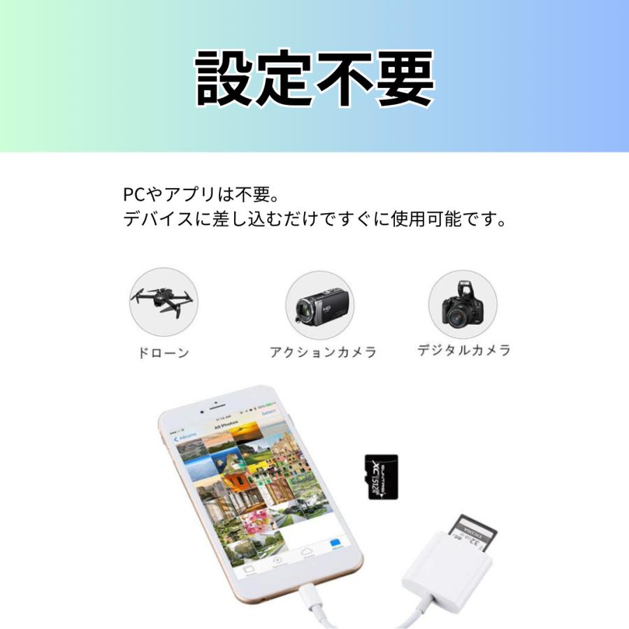 SDカードリーダー 2in1 type-c microsdカード 写真転送 写真移動