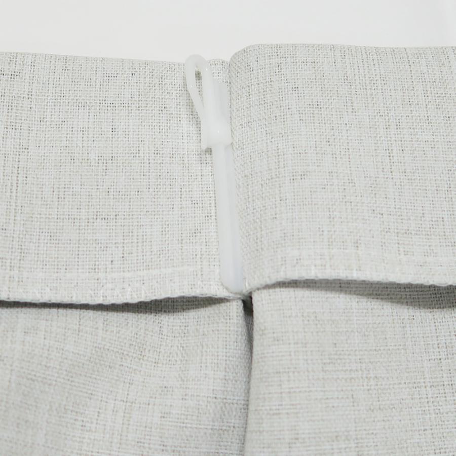 カーテン 4枚セット 完全遮光カーテン アイボリー 幅100cm×丈190cm2枚