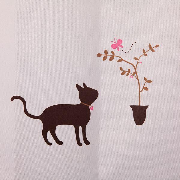 かわいい猫柄カーテン 遮光カーテン ピンク 幅150cm×丈178cm2枚｜yoshietsu｜02