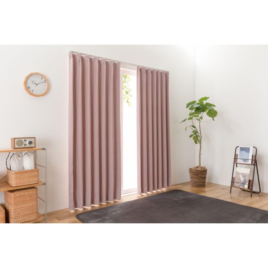 ローズ柄　カーテン　幅150cm×丈200cm2枚 防炎カーテン ステイシー ローズ 幅100cm×丈135cm2枚 遮光