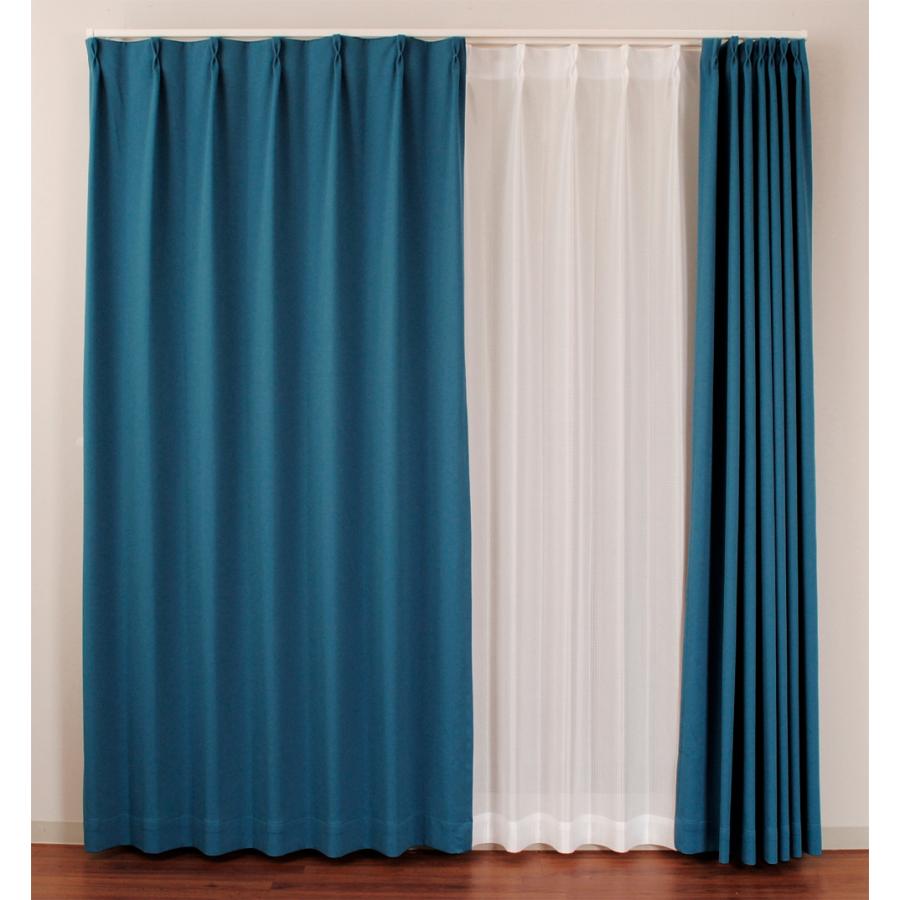 びっくりカーテン 100センチ 2枚セット マリン風