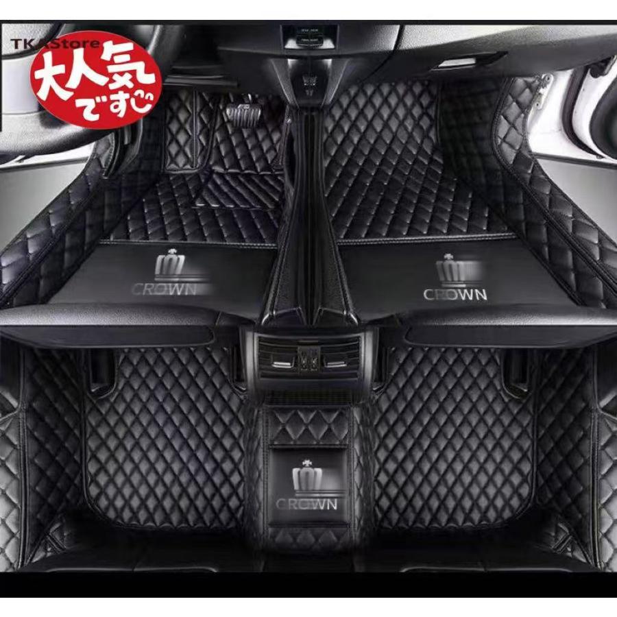 トヨタ クラウン210系 専用 フロアマット皮革フロアマット洗いやすい  